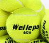 3pcs/Pack Natural Rubber + Synthetic Wool Fiber Entry-Level Tennis Balls