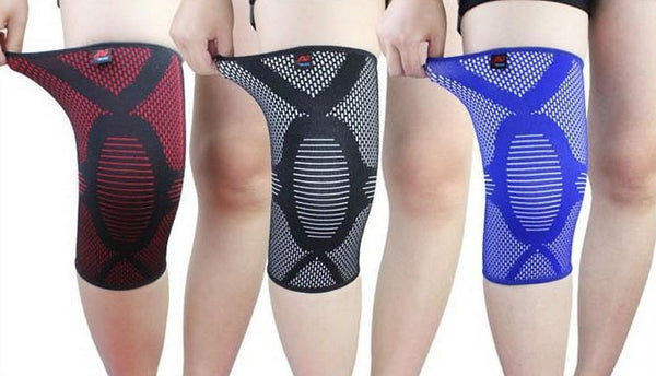 1 Pair Knitted Ultra Thin Breathable Knee Support Pad